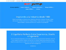 Tablet Screenshot of air-jump.com